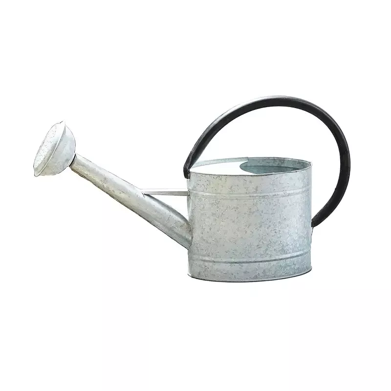 1.3 Gallon Oval Aged Zinc Watering Can