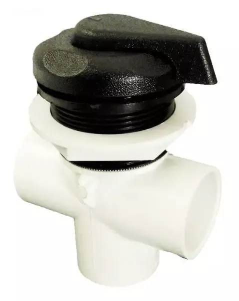 1″ Dual Port, Vert., 5-Scallop, Black