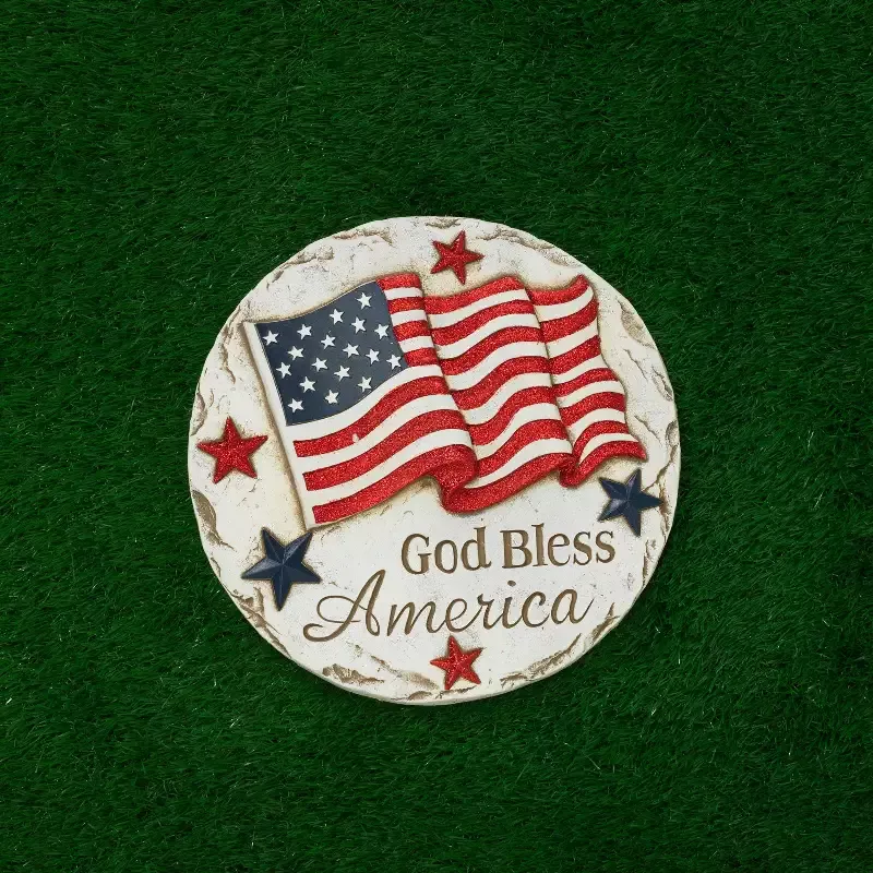 11.6″ American “God Bless America” Stepping Stone