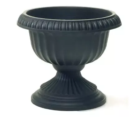 12″ Grecian Urn Black