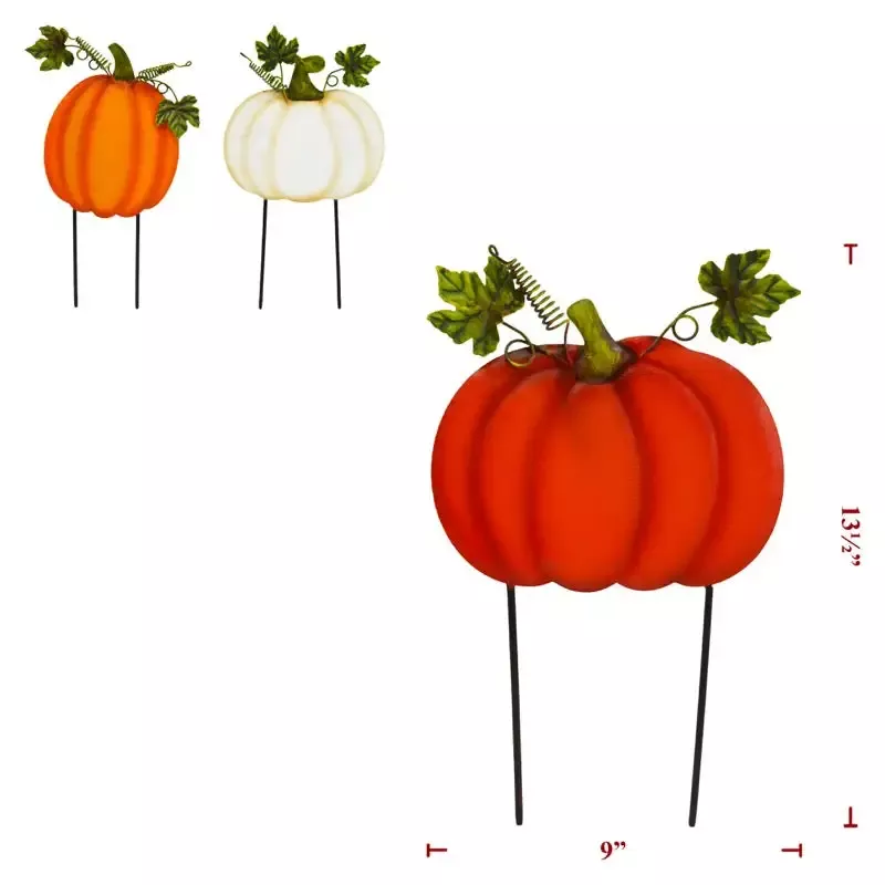 14″ Metal Pumpkin