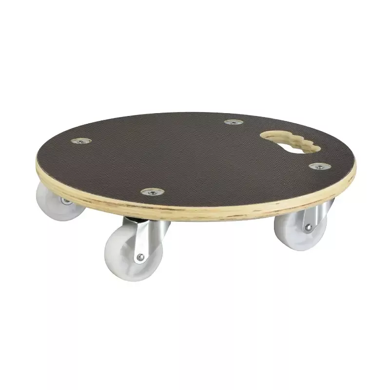 15″ Black Round MaxiGrip Indoor/Outdoor Plant Caddy