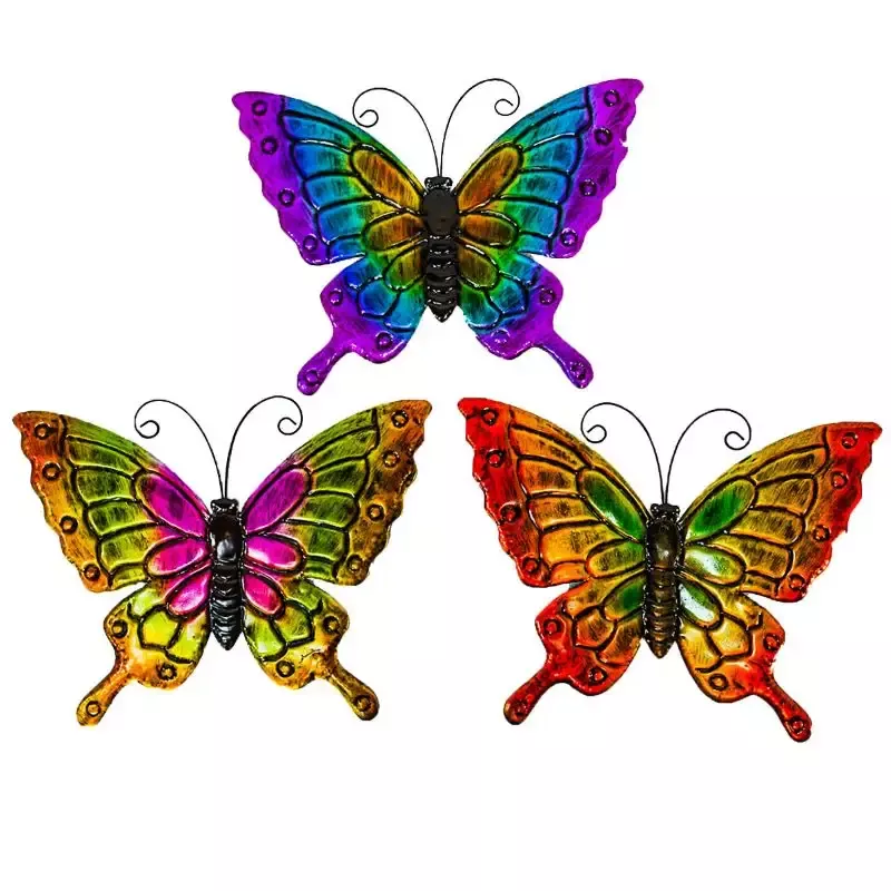 15″ x 12″ Metal Butterflies