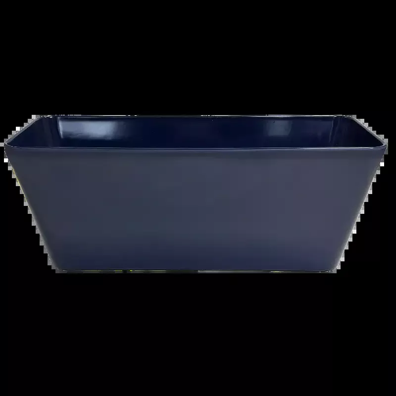 16″ Indigo Rectangular Bamboo Self-Watering Indoor/Outdoor Planter