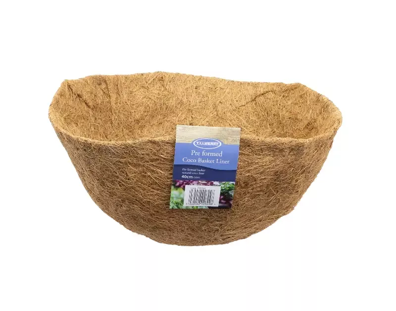 16″ Preformed Coco Basket Liner for Round Hanging Basket