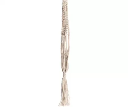 17″ Woven Zigzag Cotton Plant Hanger