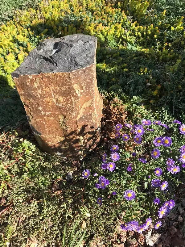 18″ Basalt Column – Pre-Drilled with Dished out Top for Landscaping