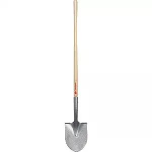 #2 Extra Durable Round Point Shovel 14 Gauge 48″ Wood Handle