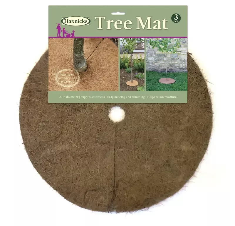 20″ Round Biodegradable Coco Tree Mat 3pk