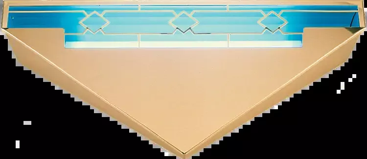 2002GT-T Flying Venus Polished Brass Glue Board Light Trap