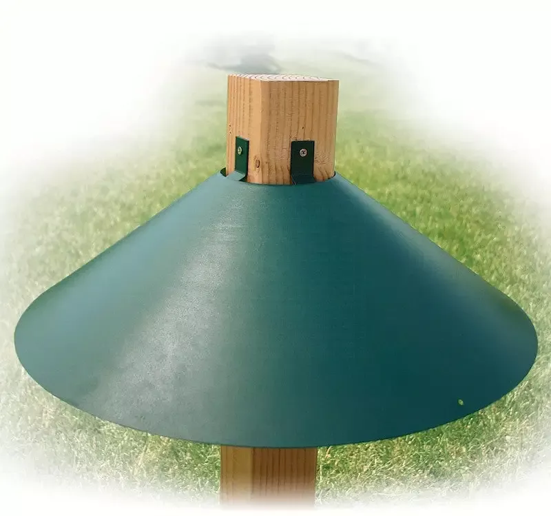 22-Inch Post-Mount Squirrel Baffle 4×4 Post