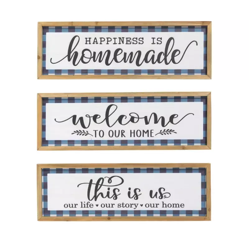 23.6″L Wood Inspirational Wall Decor