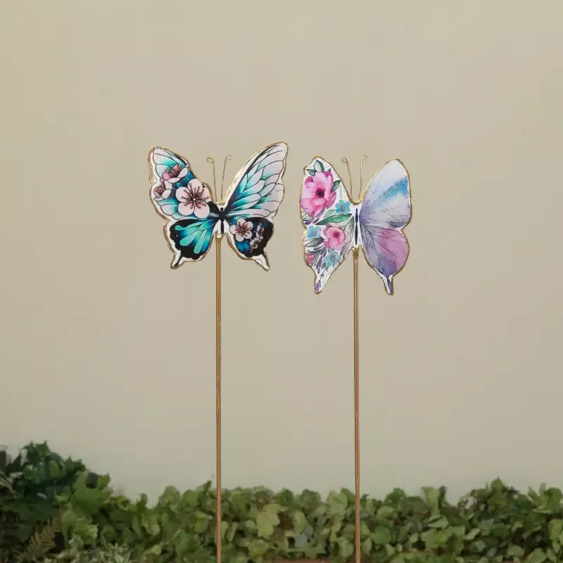 28″ Metal Butterfly Stake