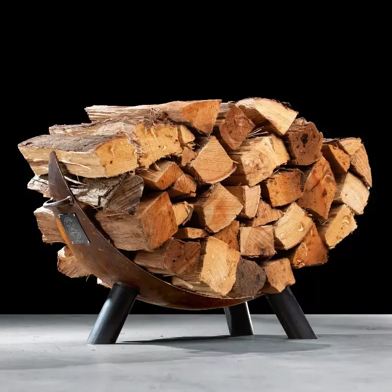 30″ Moon Firewood Rack