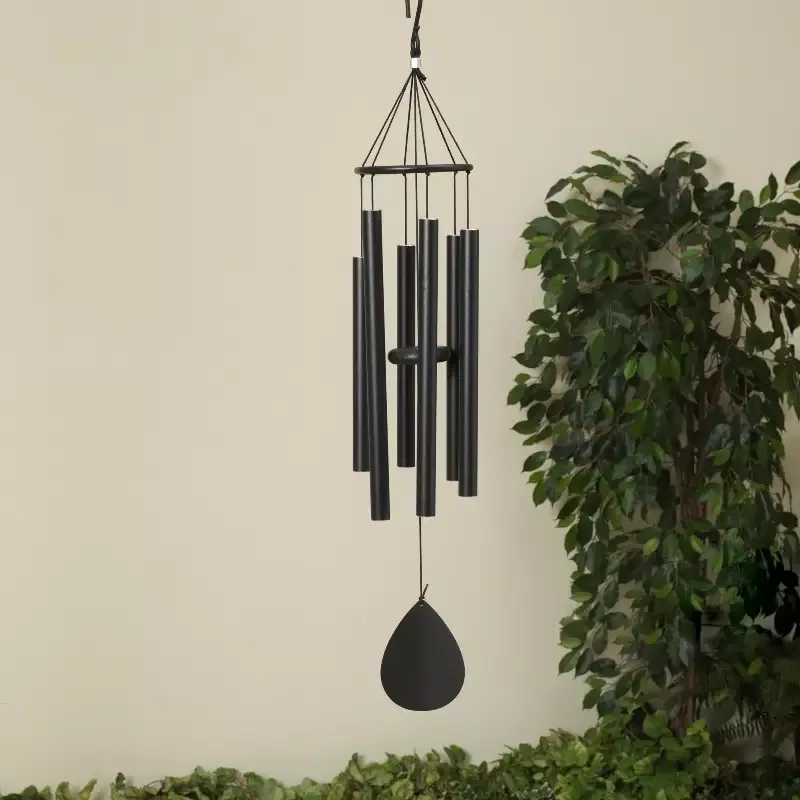 32″ Black Metal Wind Chime
