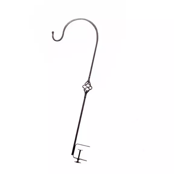34″ Deck Hook-Black Metal