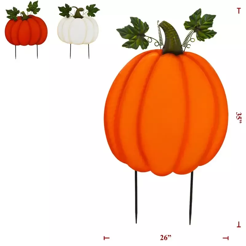 35″ Metal Pumpkin