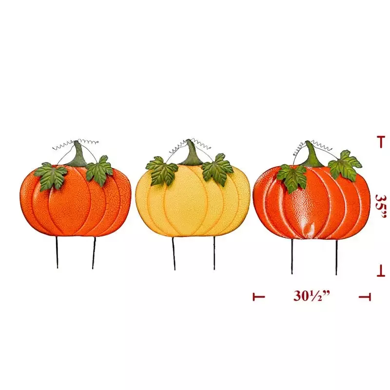35″ x 30.5″ Metal Pumpkin