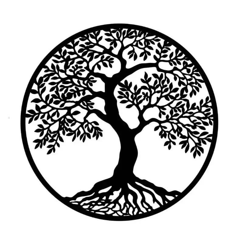 38.5″ Metal Round Life Tree