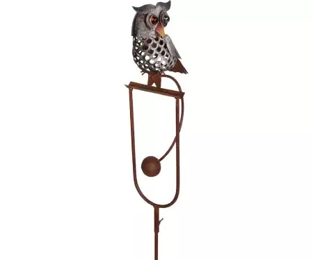 41″ Rocking Perched Owl Garden Stake