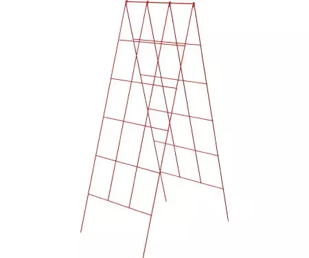 48″ A-Frame Trellis Plant Support, Red 83711
