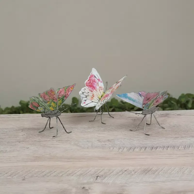 5″L Metal Butterfly