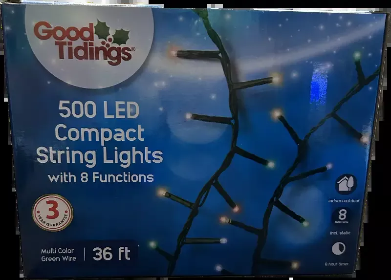 500 Led Compact String Lights