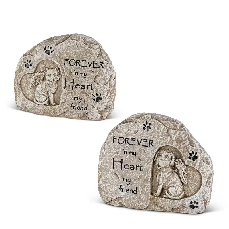 6″L Cement Friend Memorial Stone