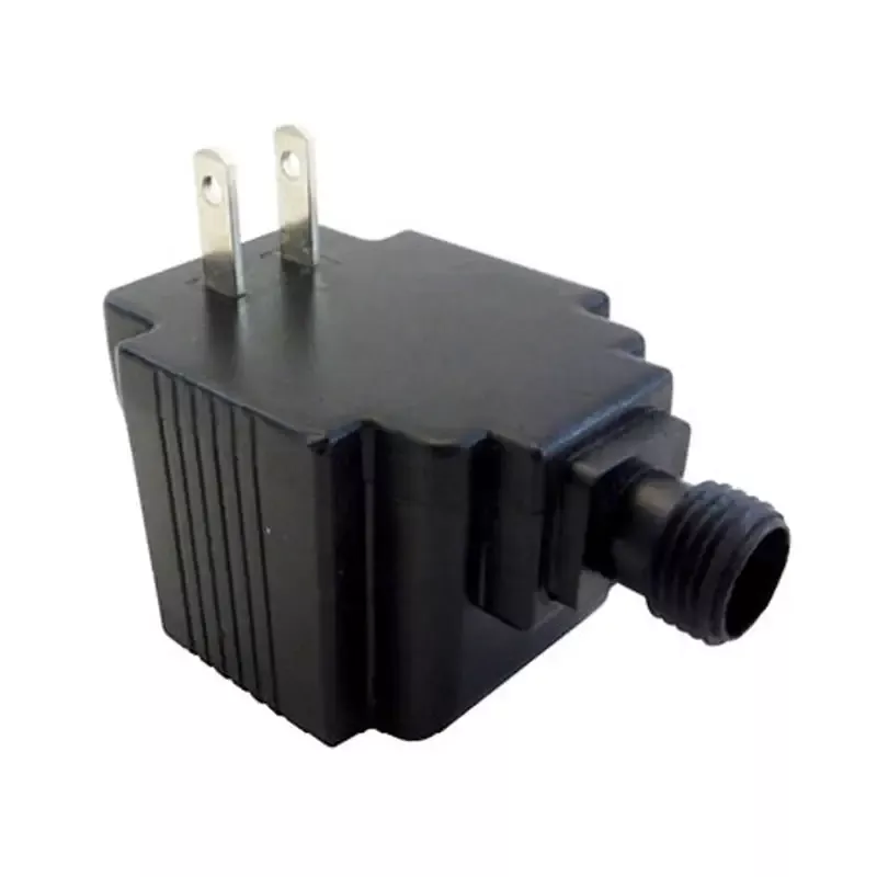 6 Watts 120-12vtransformer with male connector.