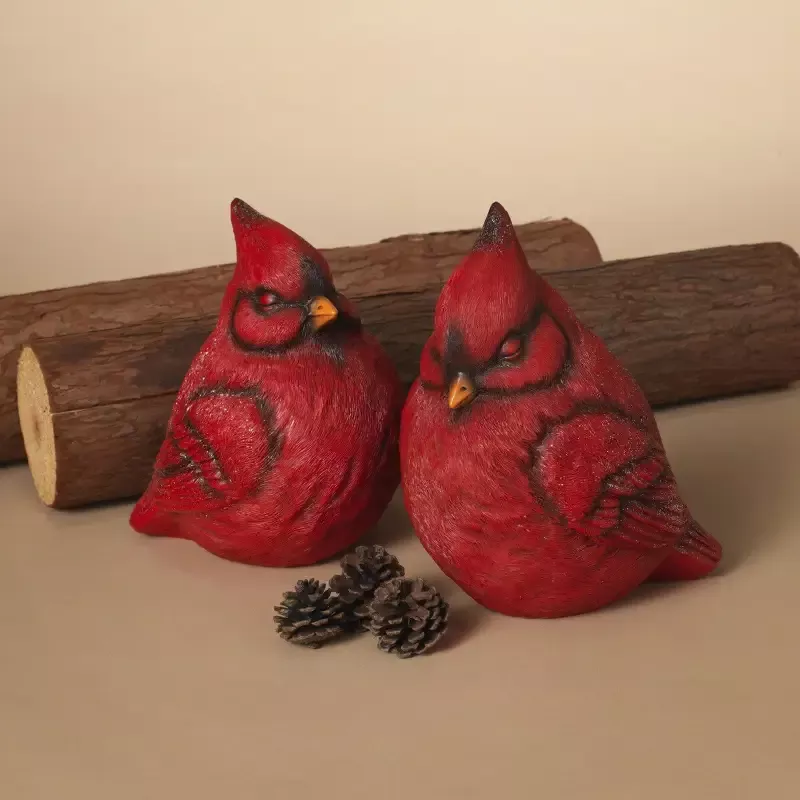 7.4″H Resin Sleeping Cardinal Figurine