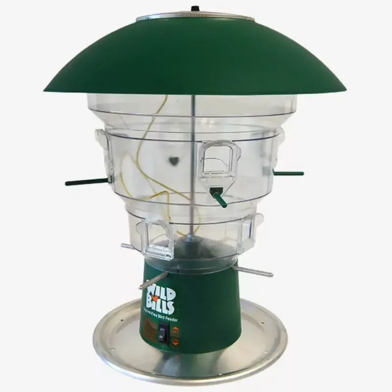 8-Port Wild Bill’s Squirrel Proof Bird Feeder – Electronic Squirrel Deterrent Technology