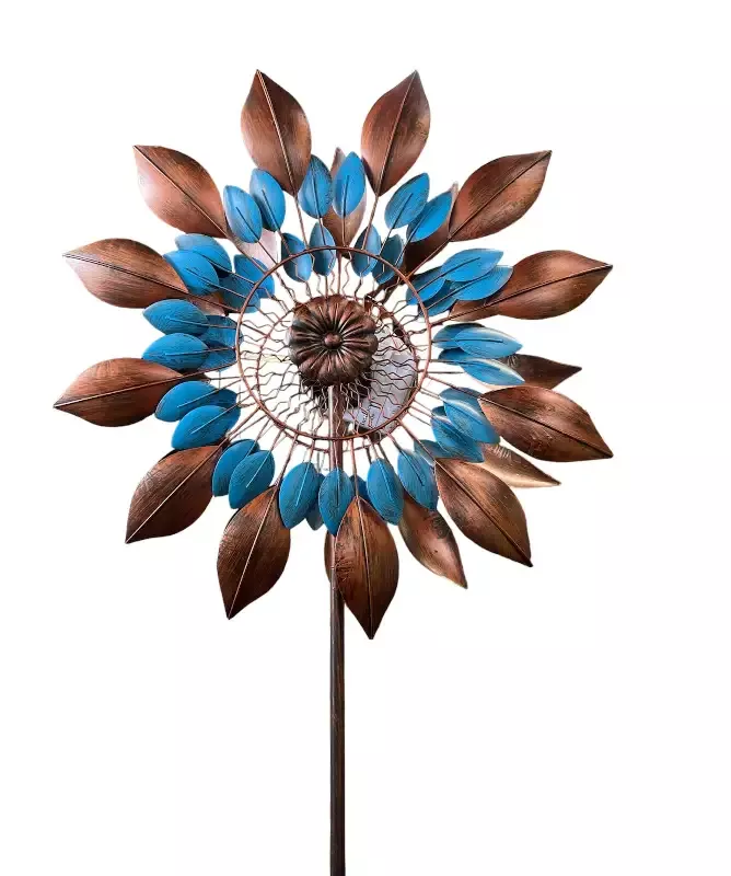 81″ Metal Flower Wind Spinner