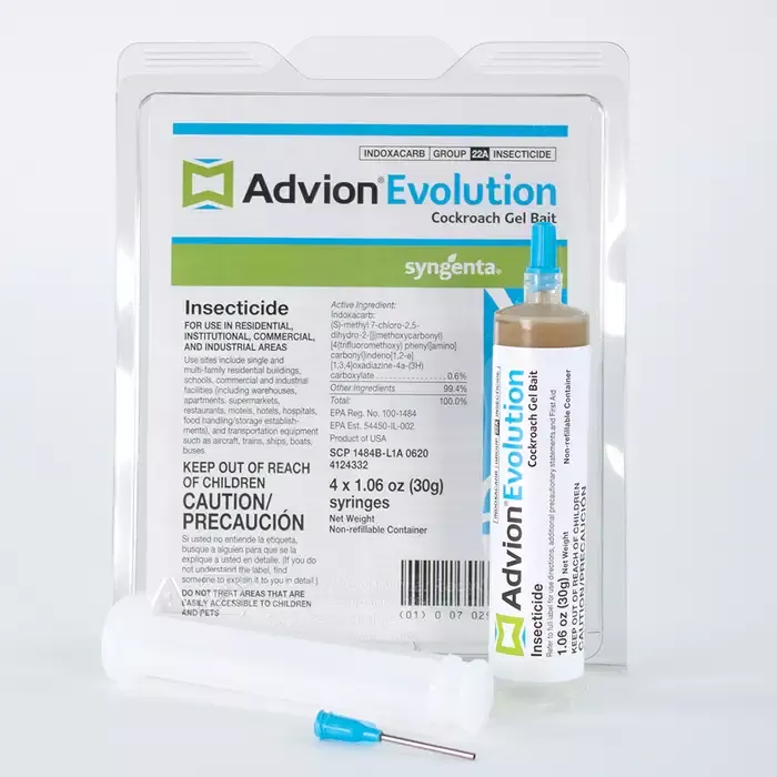 Advion Evolution Cockroach Gel Bait – Box of 4 x 30 g tubes