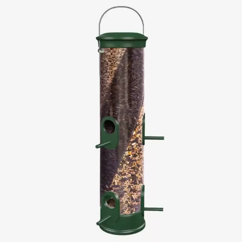 All Weather Gardman Peckish 3 Seed Twist Feeder – Perfect for Year-Round Bird Feeding
