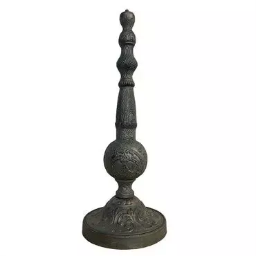 Aluminum Sundial Pedestal Base – Aged Brass Finish
