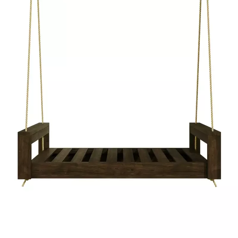 Amish Casual Lancaster Daybed Swing Bed, Full Dark Walnut with Clearcoat