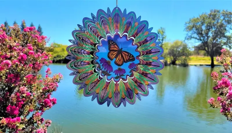 Animated Butterfly – Large Wind Spinner