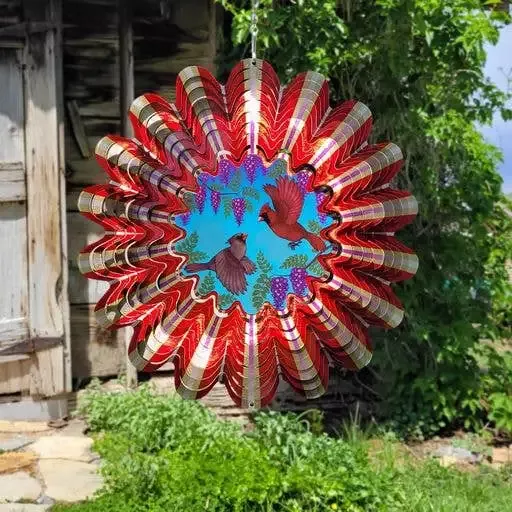Animated Cardinal – Large Wind Spinner