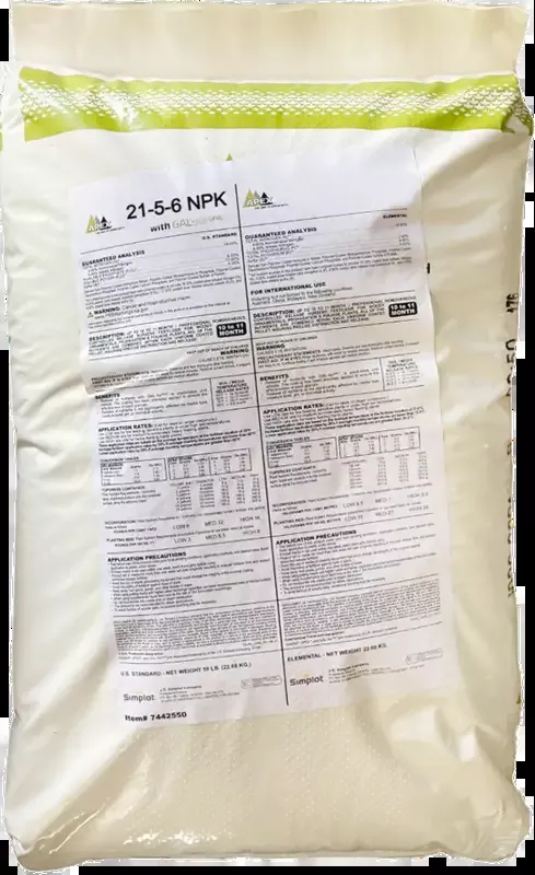 Apex 21-5-6 Super Iron Topdress – 50lb Bag