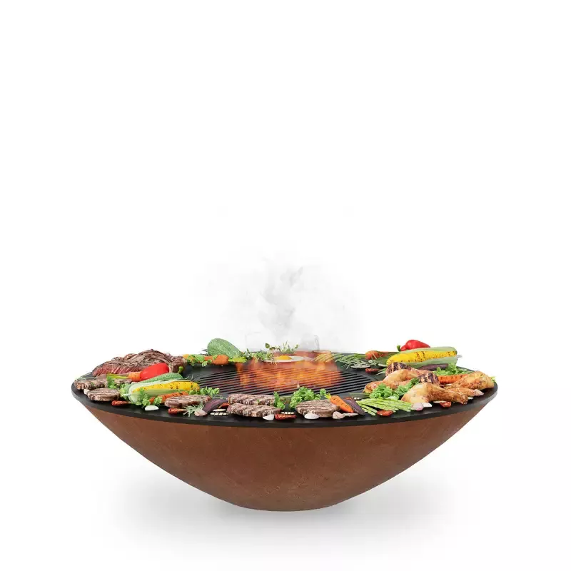 Arteflame 40″ Fire Pit With Cooktop