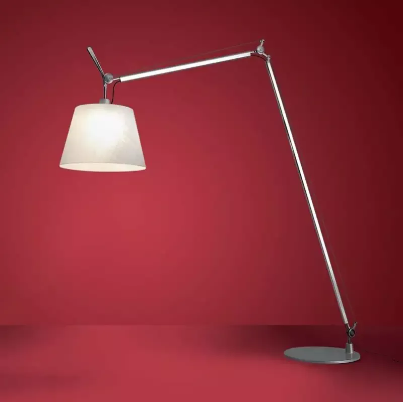 Artemide 0510018A Tolomeo Maxi 20W E26 Diffuser Parchment Floor Light