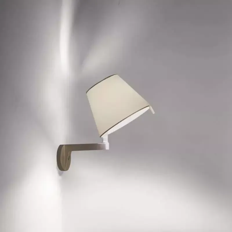 Artemide 07220 Melampo Max 60W E12 with Switch Mini Wall Light