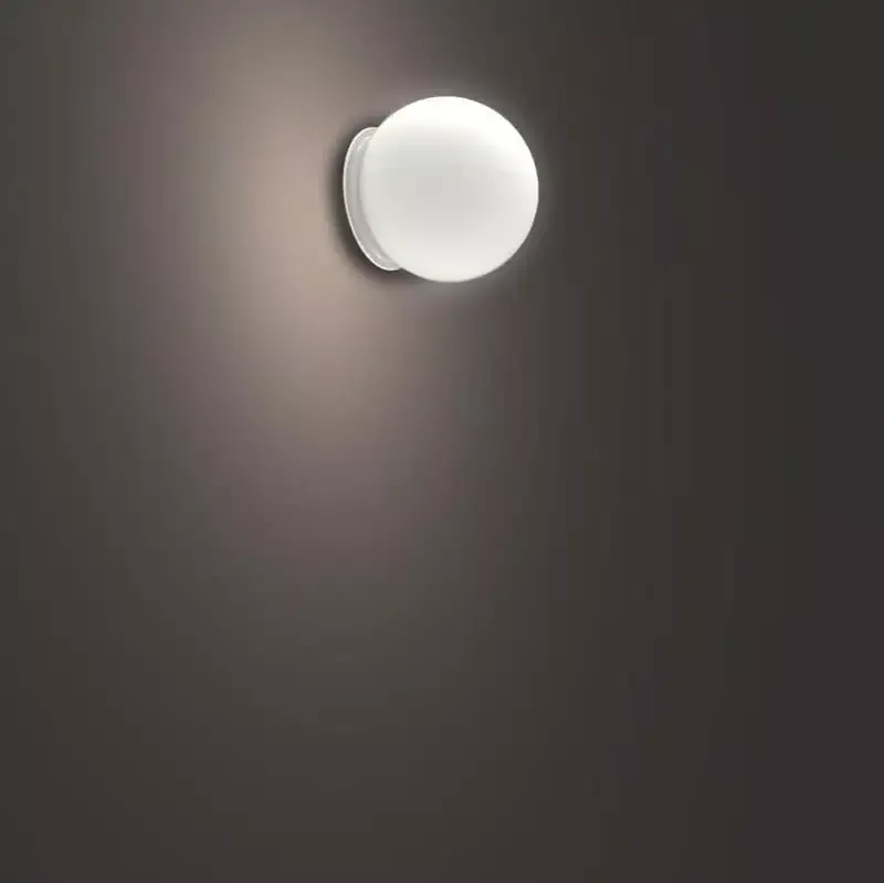 Artemide 1039118A Dioscuri Max 4W E12 14 Inch White Wall/Ceiling Light