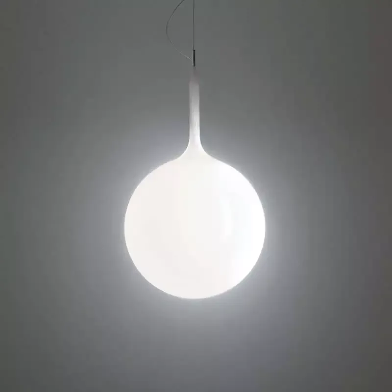 Artemide 1045118A Castore Max 4W E12 White Suspension Light 120V