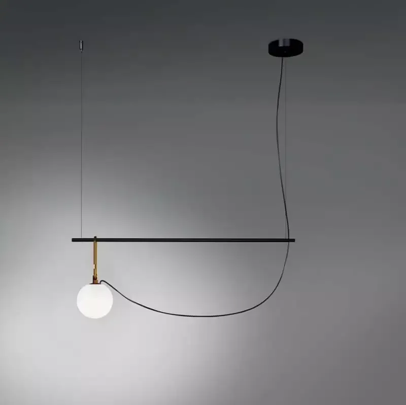 Artemide 12718A NH S2 Gold Suspension LED Light