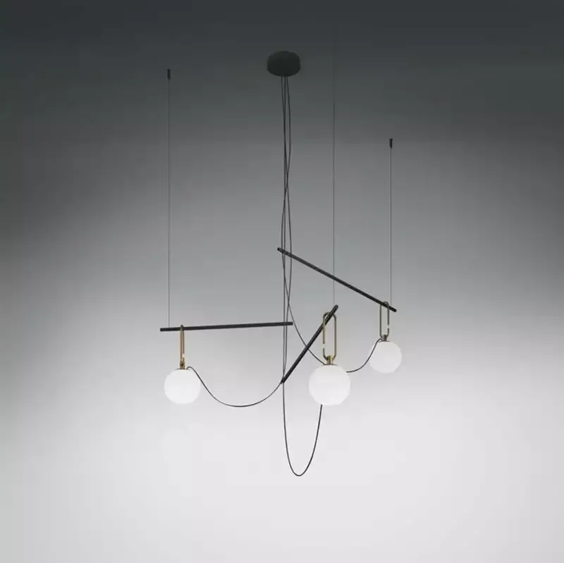 Artemide 1276018A NH S3 LED Gold Suspension Light
