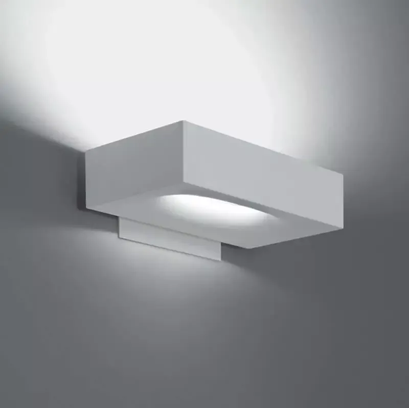 Artemide 1633 Melete 30W LED 2-Wire Dimmable White Wall Light