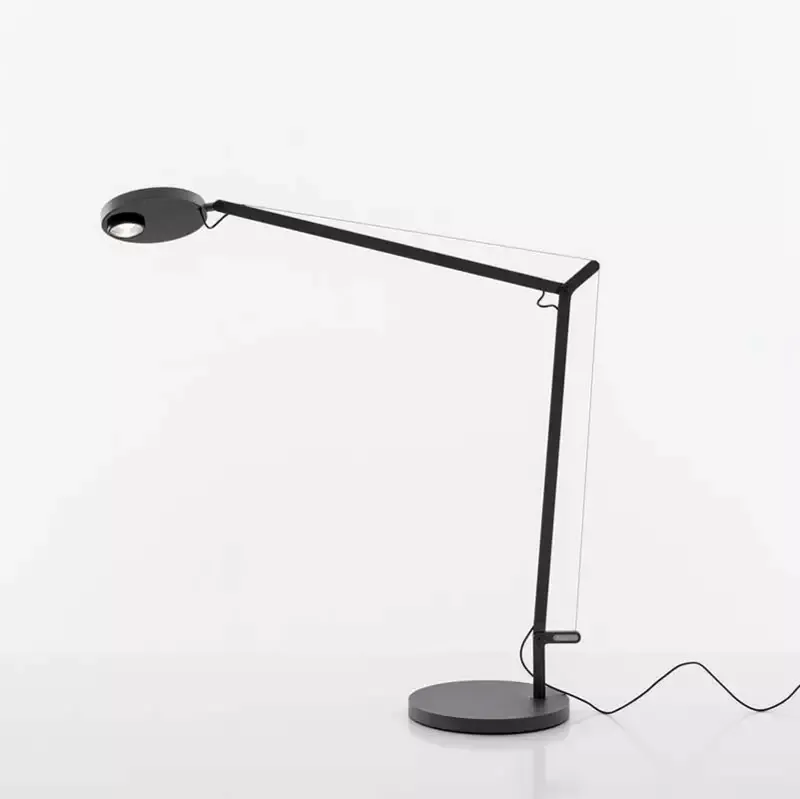 Artemide DEM2002 Demetra Professional 12W LED Dimmable Matte Black Table Light with Base