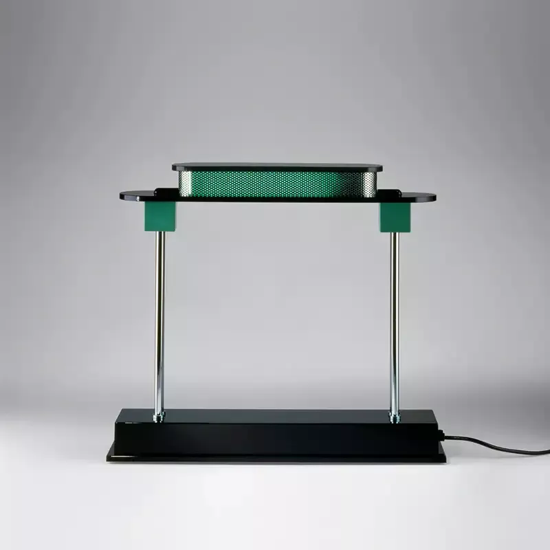 Artemide Pausania LED 14W Tunable White with Green Diffuser Table Lamp