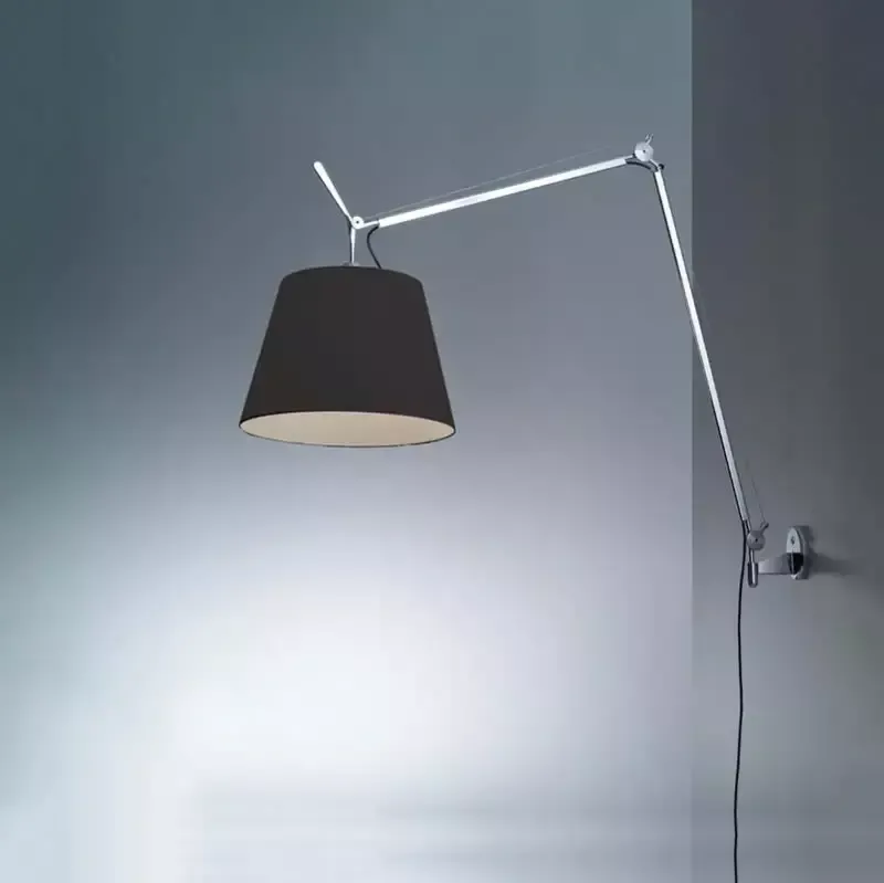 Artemide TLM11 Tolomeo Mega Max 150W E26 Aluminum Wall Light